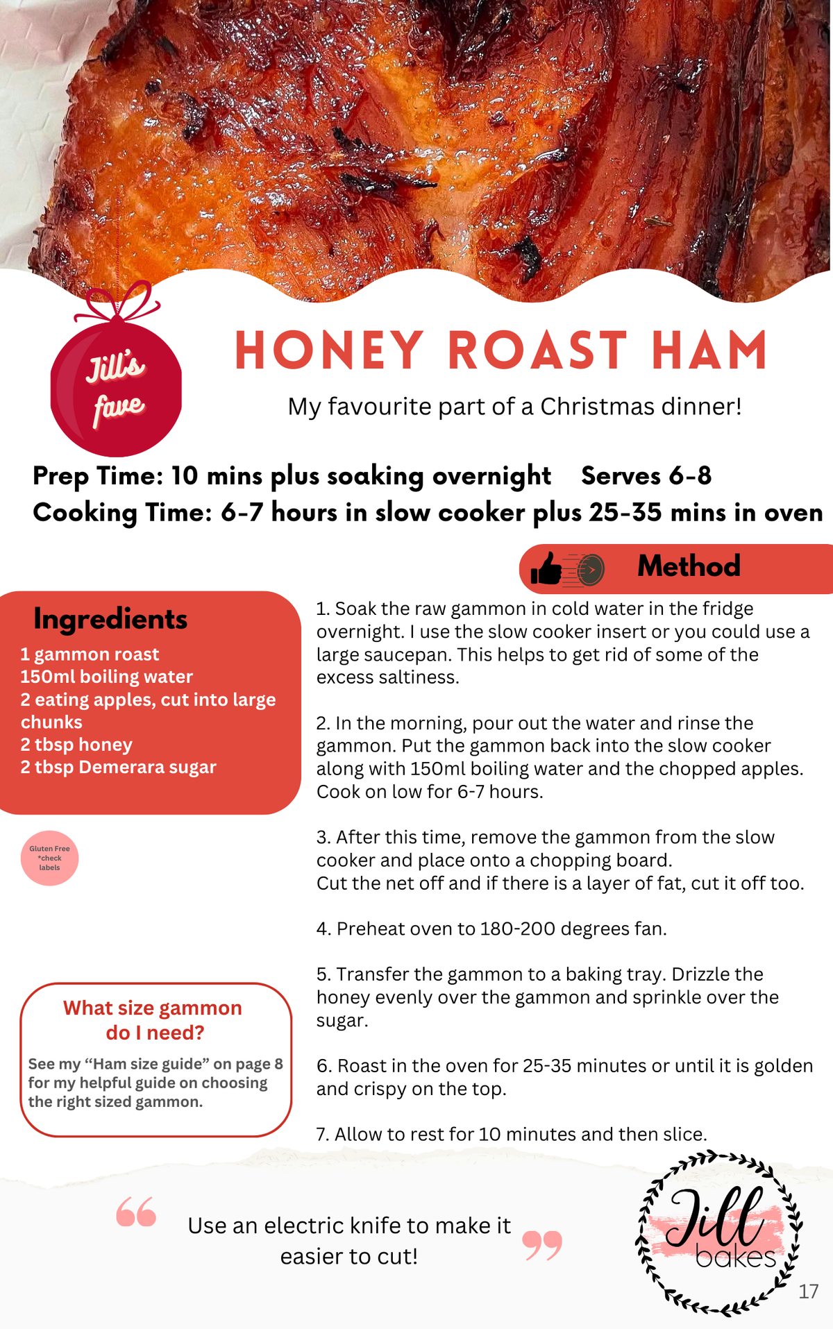 Jill Bakes Easy Christmas Recipe Digital Ebook